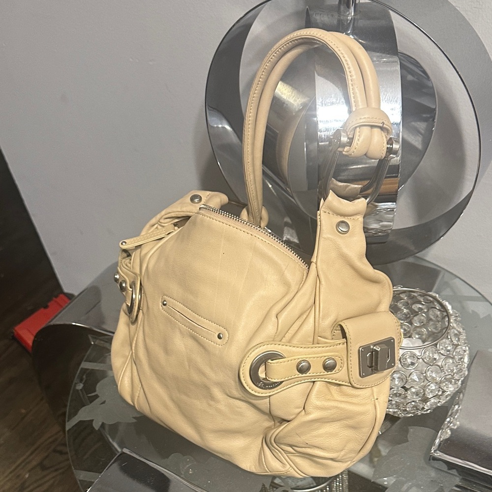 B Makowski, leather shoulder bag